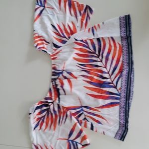 Size 4/6 Lascana off the shoulder print top